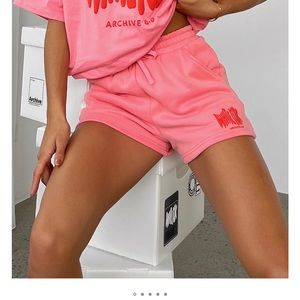 brand new white fox pink shorts!
